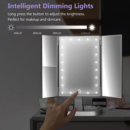 Lighted Makeup Vanity Mirror with 21 LED Lights