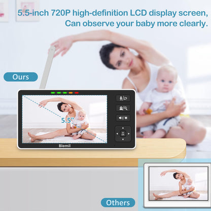 5.5" HD Baby Monitor with Night Vision