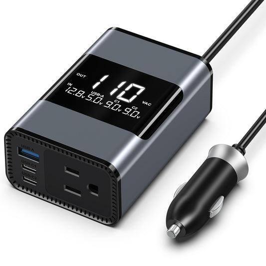200W Car Power Inverter with Dual Outlets