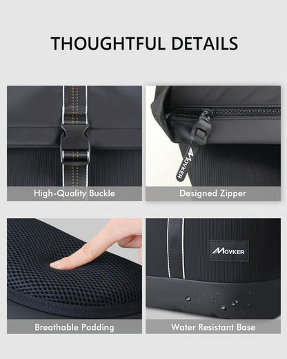 Movker Rolltop Commuter Backpack with Laptop Compartment