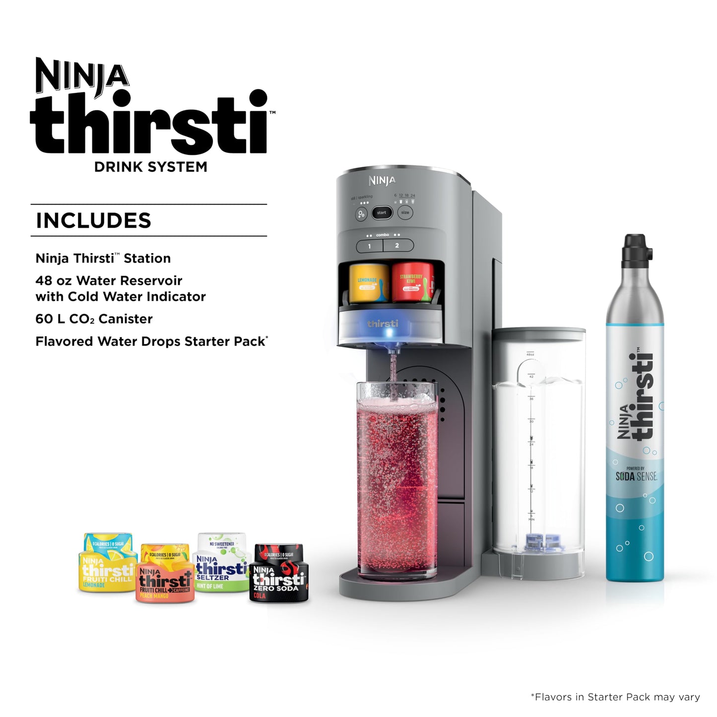 Ninja Soda Maker for Sparkling & Still Drinks