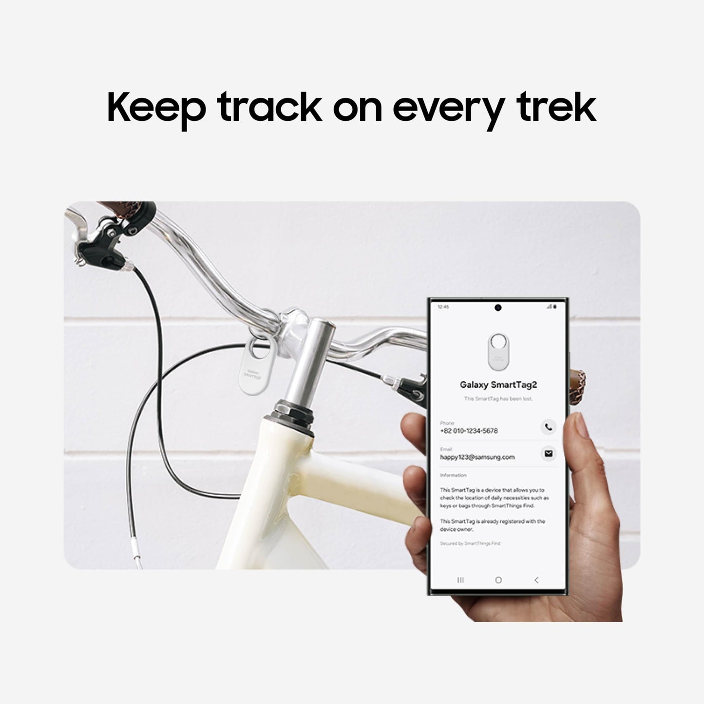 SAMSUNG Galaxy SmartTag2 Bluetooth Tracker for Items