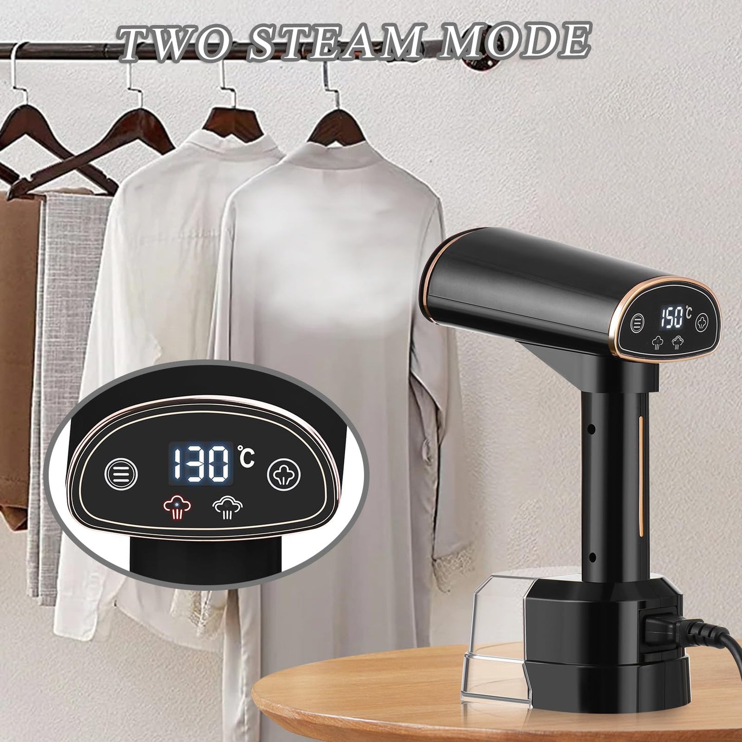 Portable 1500W Garment Steamer for Travel