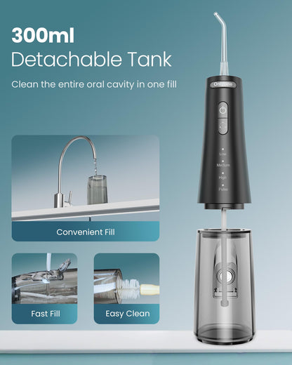 Portable Rechargeable Dental Water Flosser
