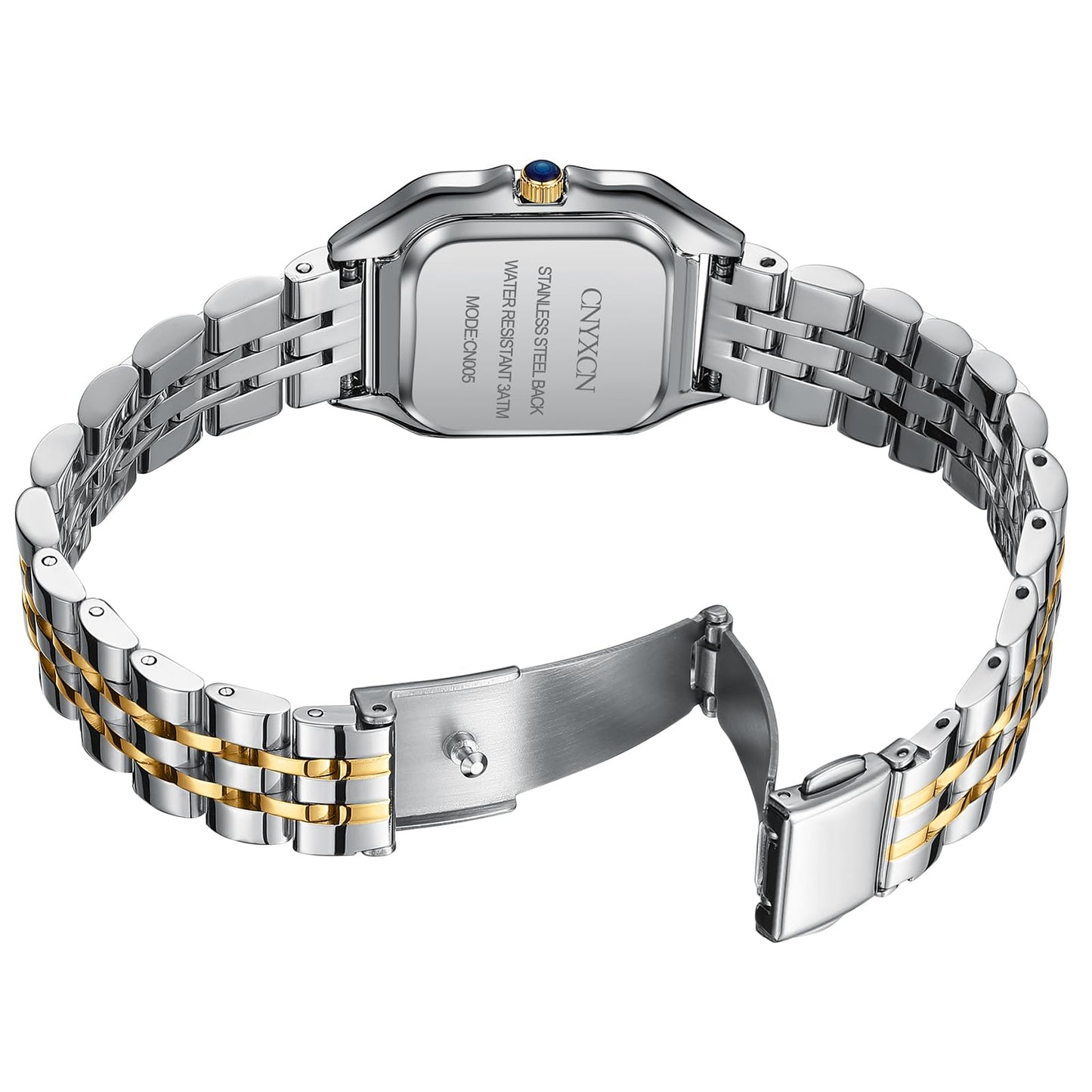 Gold Women’s Watch with Stainless Steel Bracelet