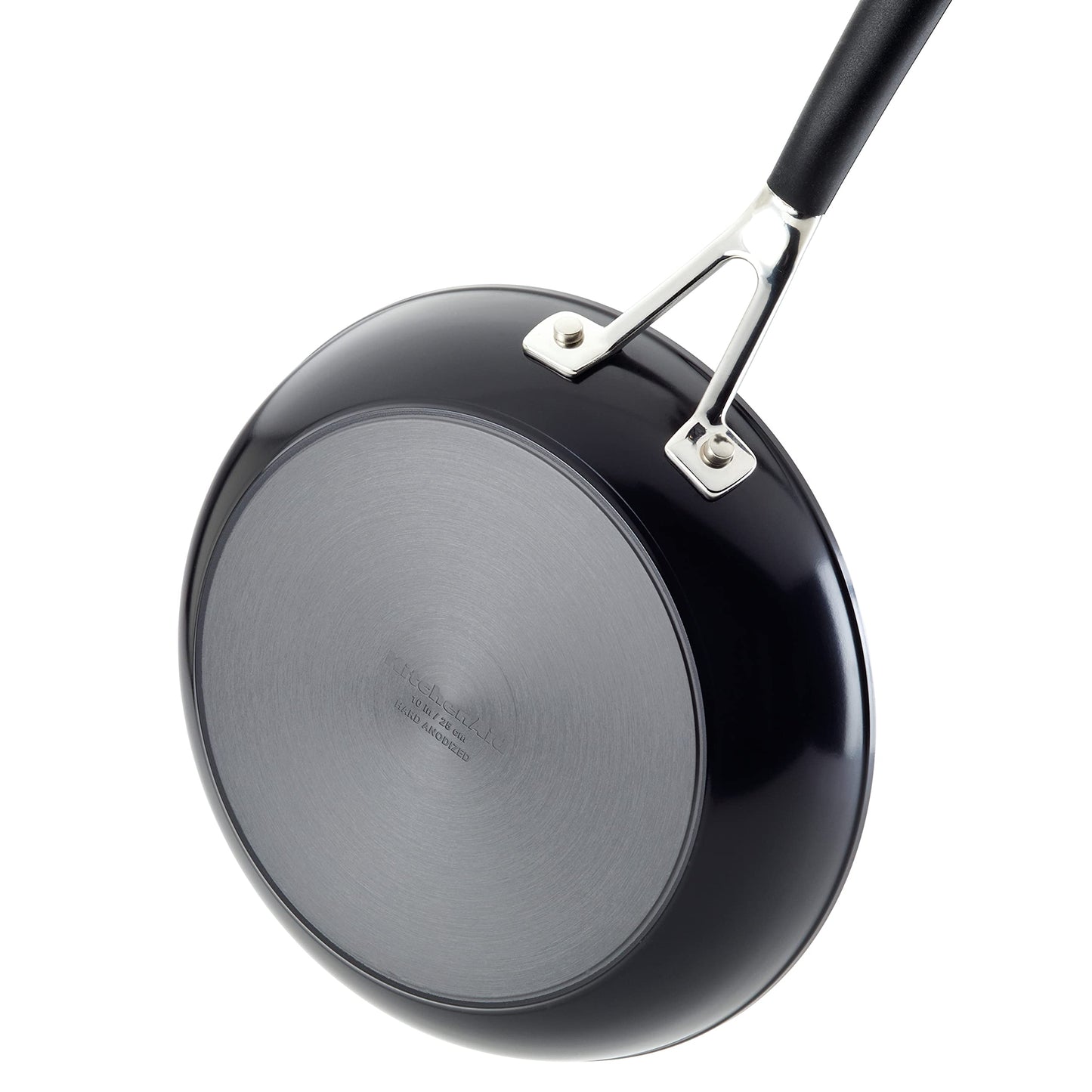 KitchenAid Hard Anodized Nonstick Frying Pans/Skillet Set, 8.25 Inch and 10 Inch, Onyx Black