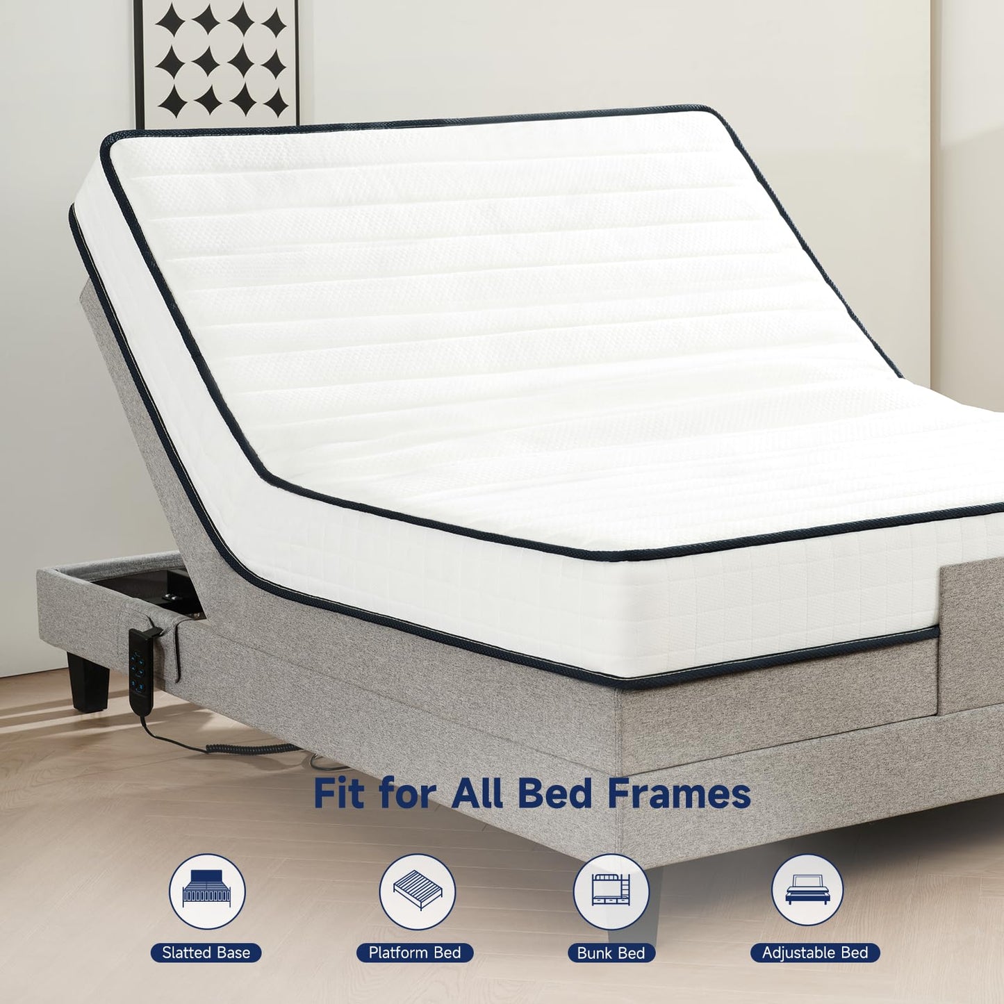8 Inch Hybrid Innerspring Twin Mattress