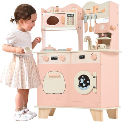 Wooden Play Kitchen Set for Kids by OLLIKIVI