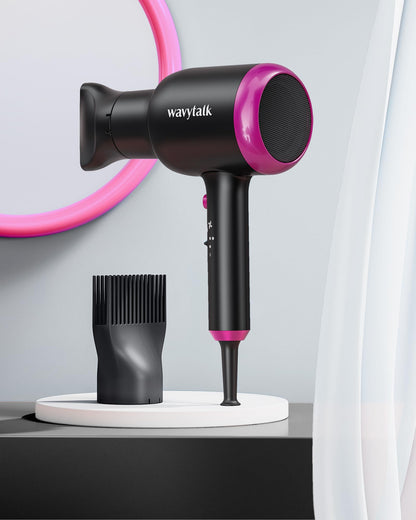 Wavytalk Ionic Hair Dryer with Diffuser, 1875W