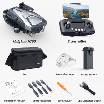 Holyton 4K GPS Drone with Camera and Remote