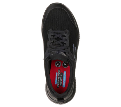 Skechers Women's Squad Sr Food Service Shoe, Black, 9.5