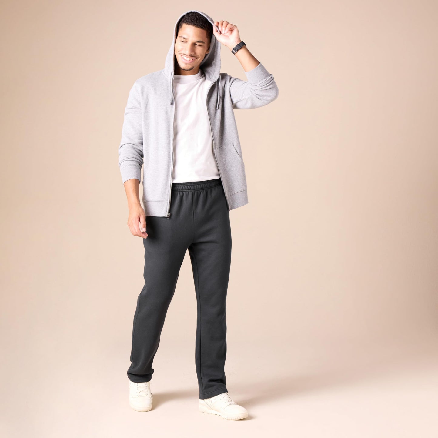 Men's Fleece Open Bottom Sweatpants by Amazon Essentials