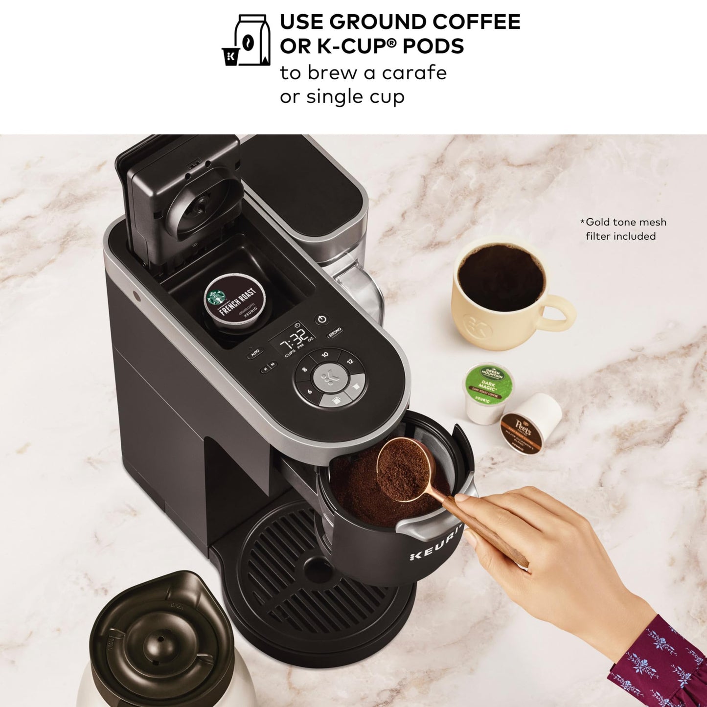 Keurig K-Duo Plus Coffee Maker with Carafe