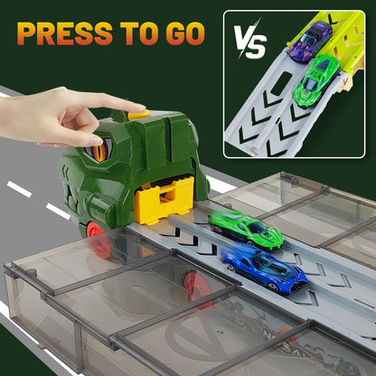 BAKAM Race Tracks Set for Kids Ages 3-5