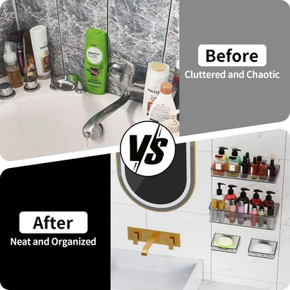Adhesive Shower Caddy Organizer for Bathroom