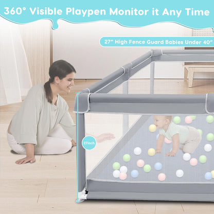 Fshibila Baby Playpen for Indoor & Outdoor Use