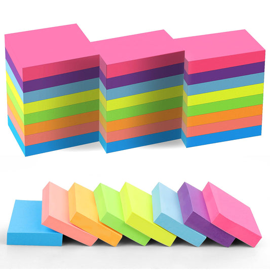 Azureal Mini Sticky Notes 1.5x2 Inches, 24 Pack