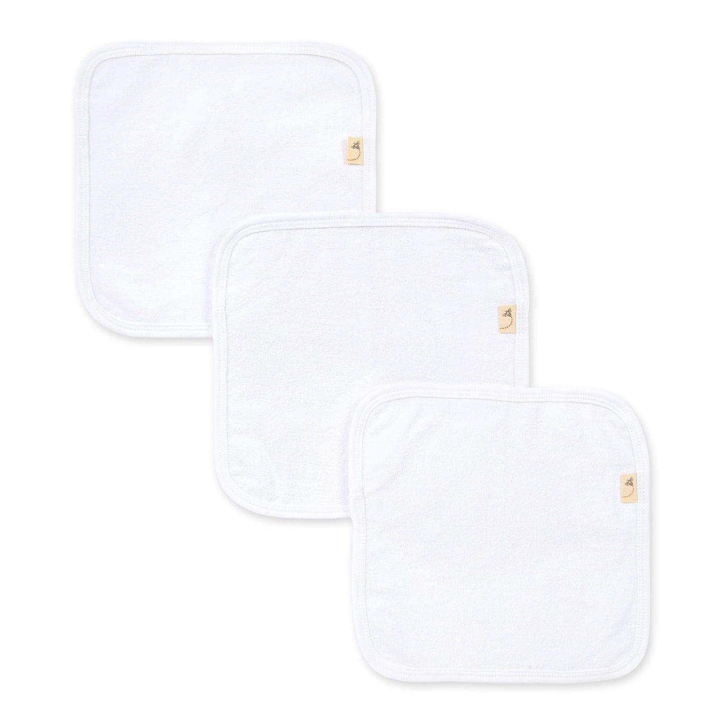 Burt's Bees Baby Organic Cotton Washcloths, 3 Pack