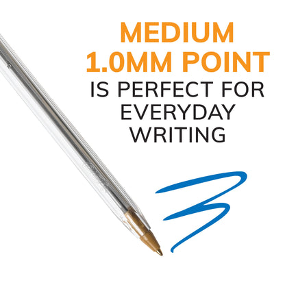 12-Count BIC Cristal Xtra Smooth Ballpoint Pens