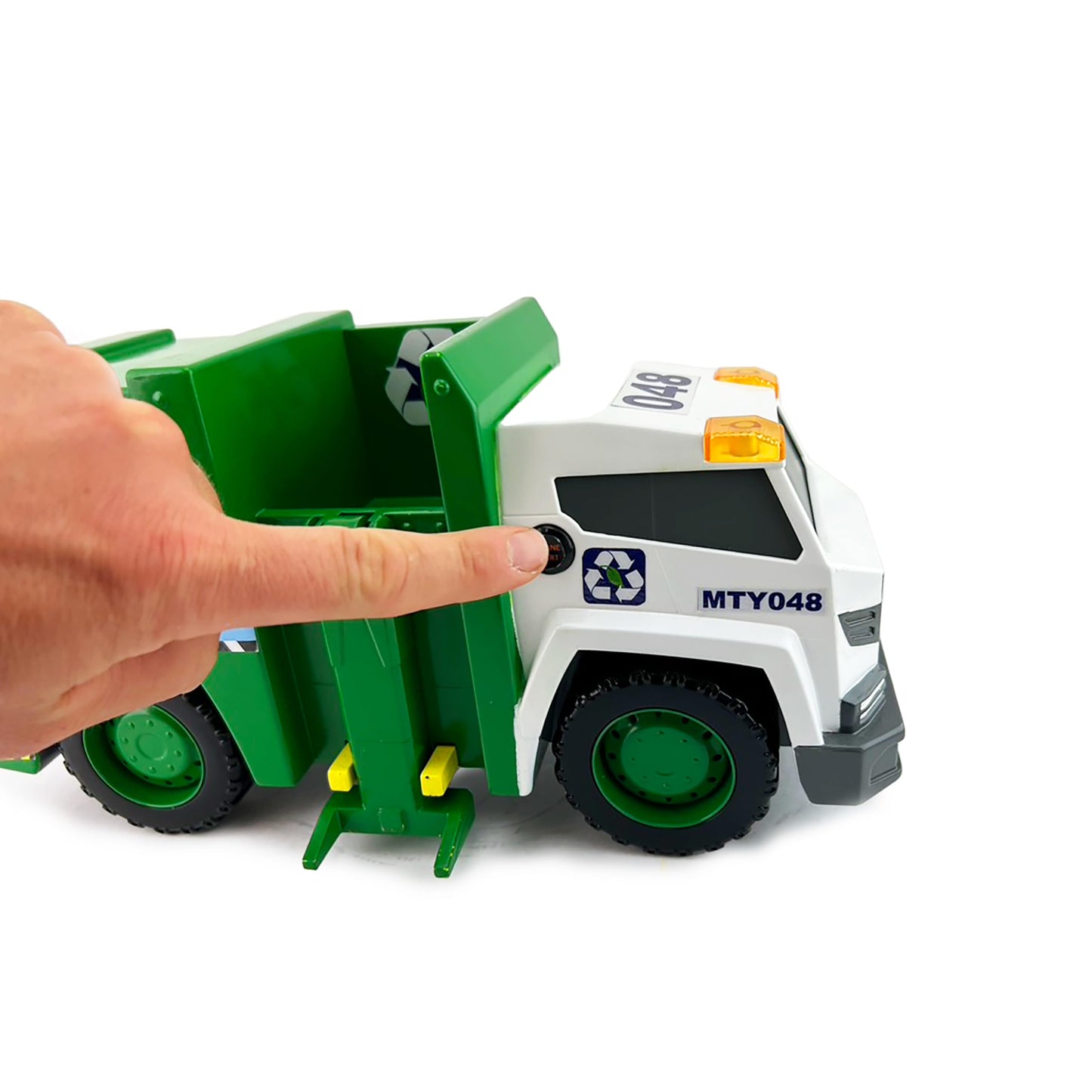 Mighty Fleet 15" Motorized Garbage Truck Toy