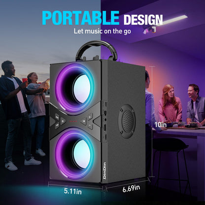DINDIN 40W Wireless Party Speaker with Bass