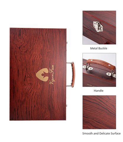 Deluxe Wooden Art Set for Drawing and Painting