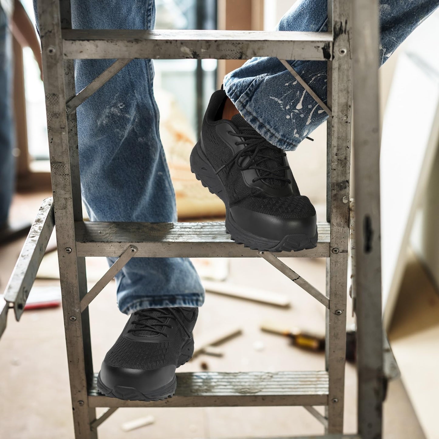 VikoViren Lightweight Steel Toe Safety Sneakers