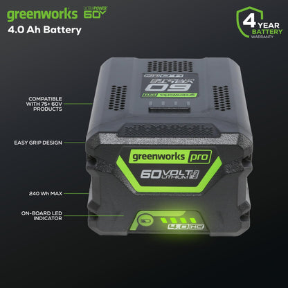 60V HC Battery by Greenworks for 75+ Tools