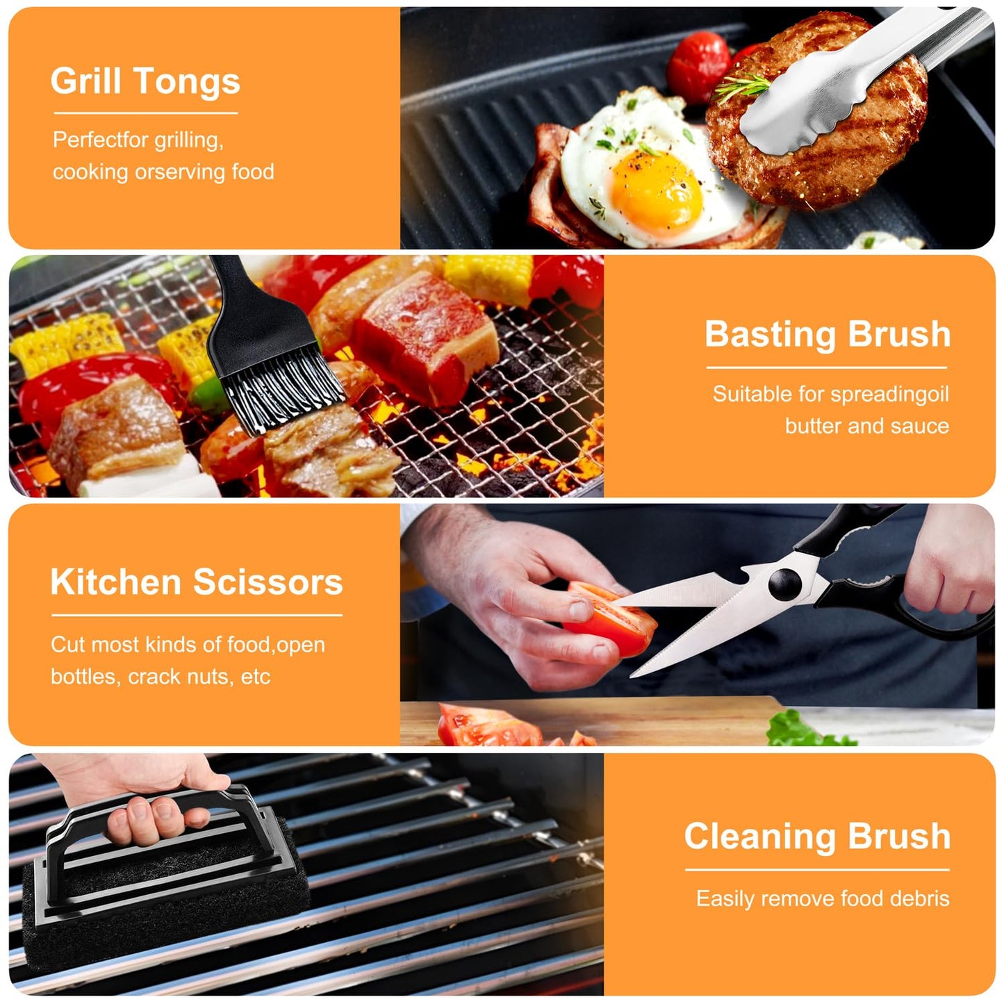 30pcs Griddle Accessories Kit for BBQ Cooking