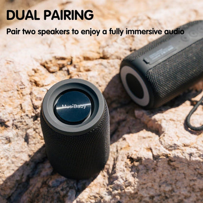 Bluetooth Speaker with 24H Playtime and Waterproof