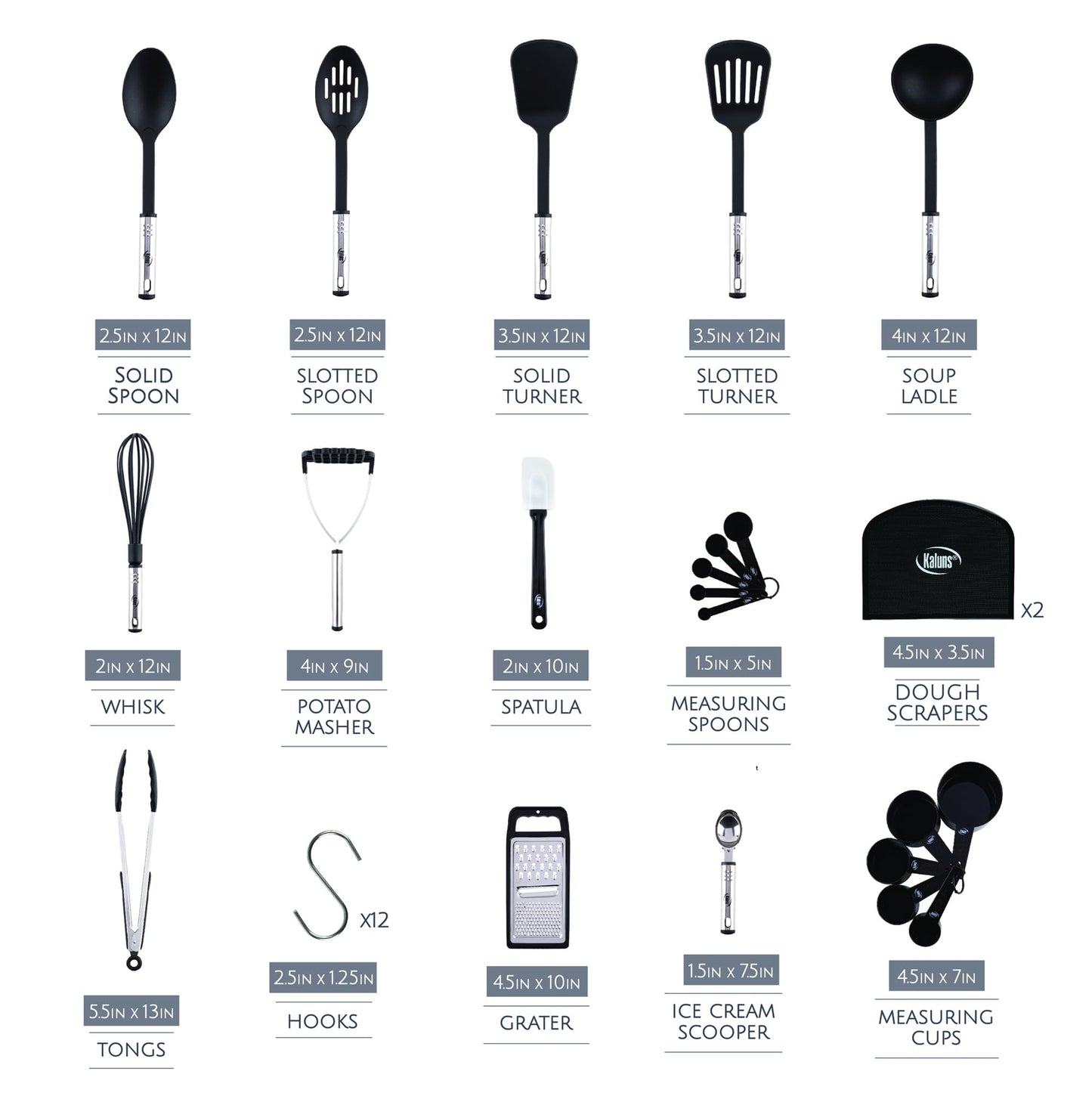 35-Piece Nonstick Cooking Utensils Set