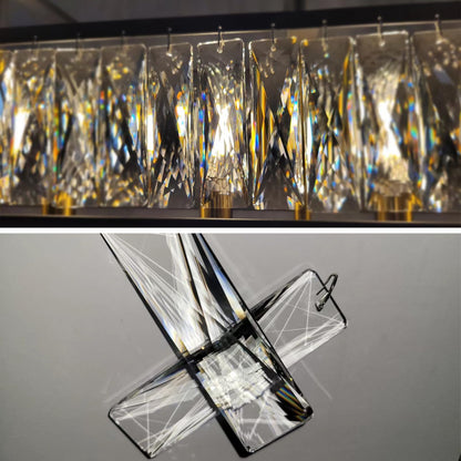 6-Light Modern Crystal Chandelier Pendant Light