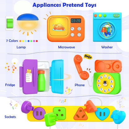 15-in-1 Musical Busy Board for Toddlers