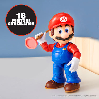 Super Mario Bros. 5" Action Figure with Plunger