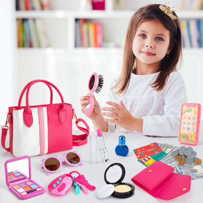 Play Purse Set for Little Girls - Toy Accessories