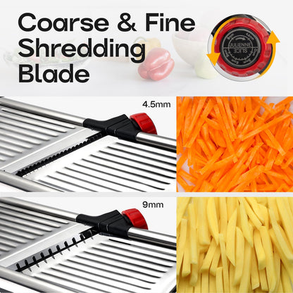 Adjustable Stainless Steel Mandoline Slicer for Vegetables