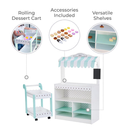 Teamson Kids Dream Bakery Play Set with 18 Treats