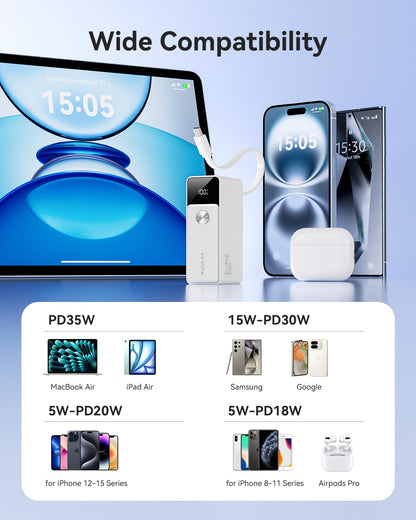 5000mAh Kuulaa Portable Power Bank Charger