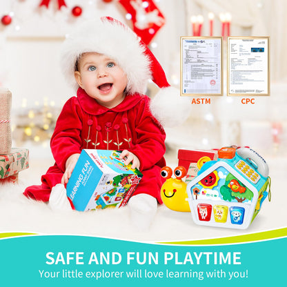6-in-1 Activity Cube for Toddlers 1-3