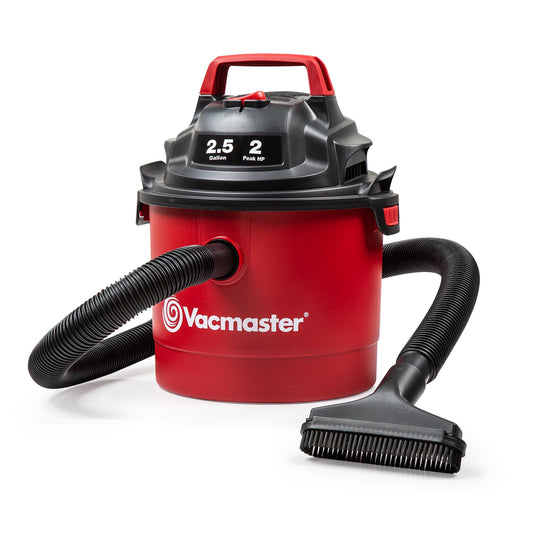 2.5-Gallon Vacmaster Wet/Dry Vacuum - Wall Mountable