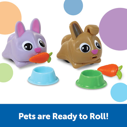 Learning Resources Buddies Pet Set 3 Games in 1 - 27 Pieces, Ages 4+ Preschool Learning Toys, Colors Number Shapes Recognition, Toddler Learning Games