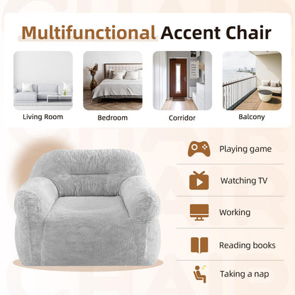 Giant Bean Bag Chair for Adults - Comfy Sofa
