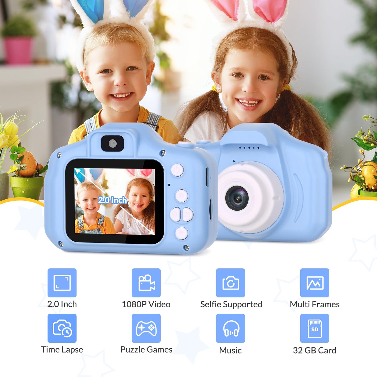 Kids 26MP HD Selfie Digital Camera for Girls