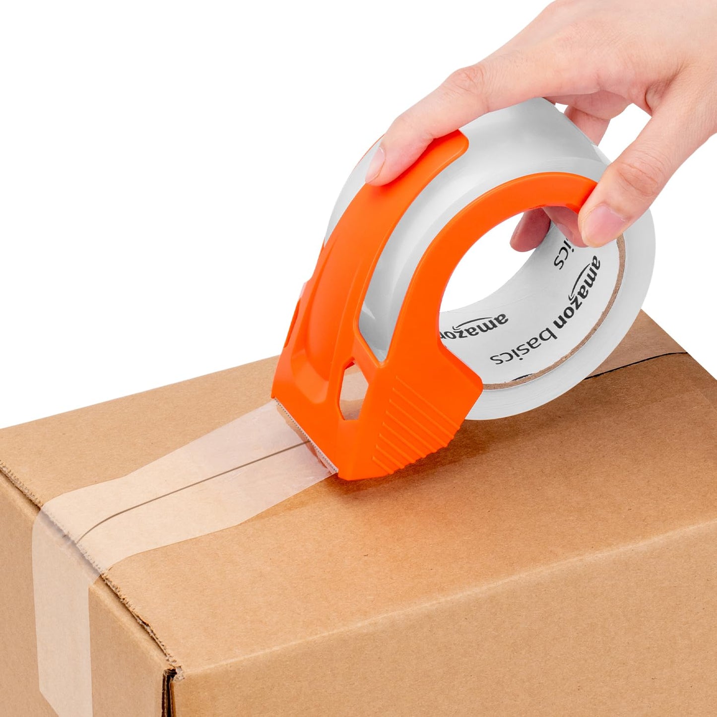 Amazon Basics Packaging Tape for Shipping, Moving and Storing, 1.88" x 54.6 yds, 12-pack, Translucence