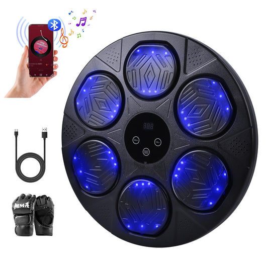 Bluetooth Boxing Trainer with Gloves and LED