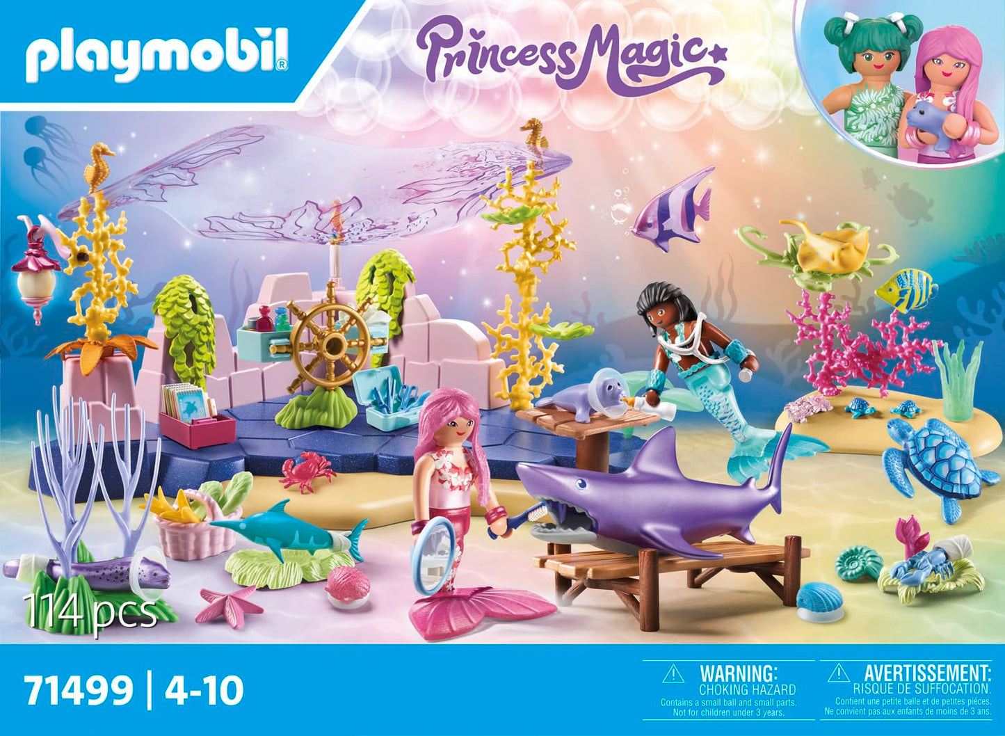 Playmobil Mermaid Animal Care Set for Kids