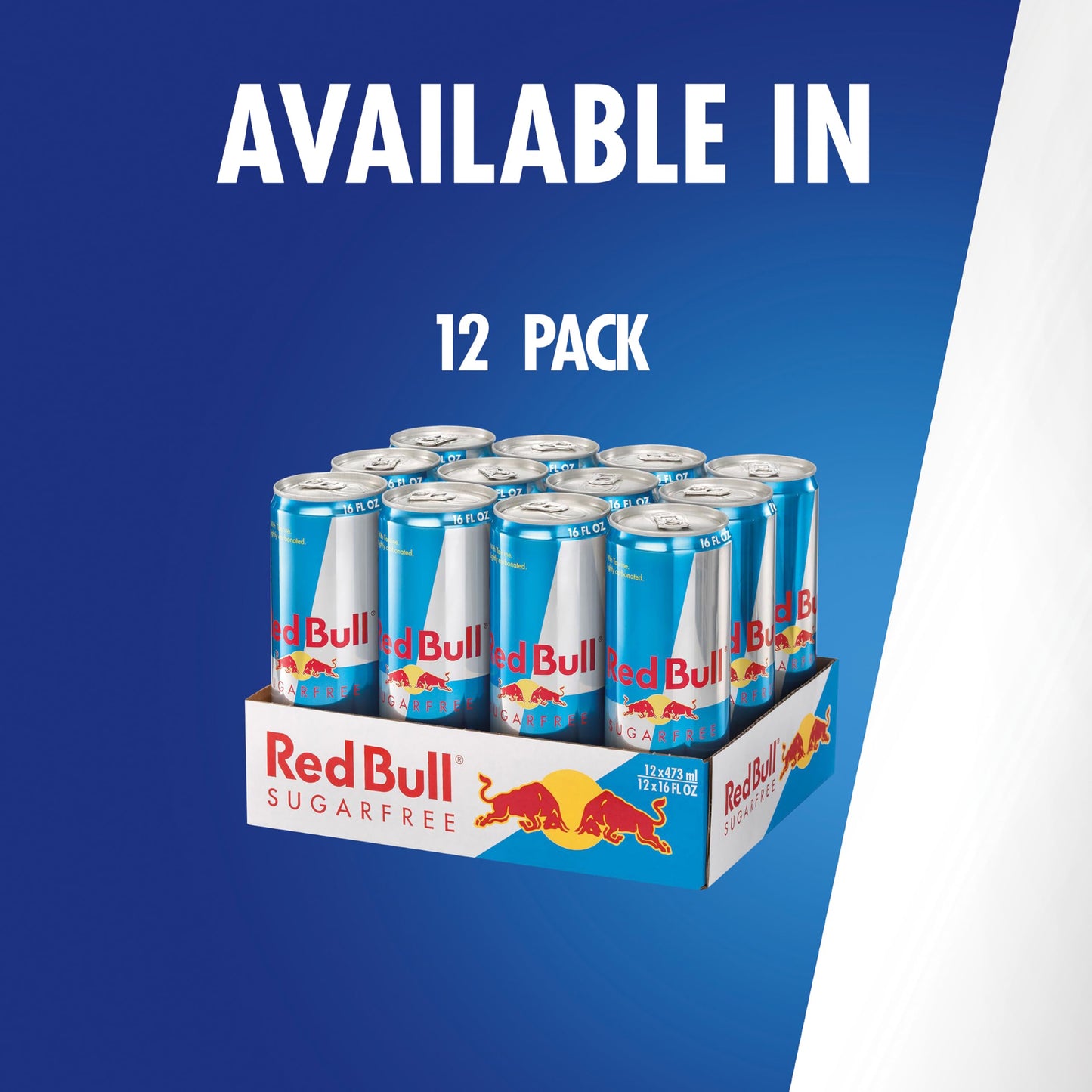 12 Pack Red Bull Sugar Free Energy Drink