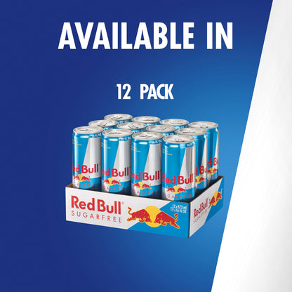 12 Pack Red Bull Sugar Free Energy Drink