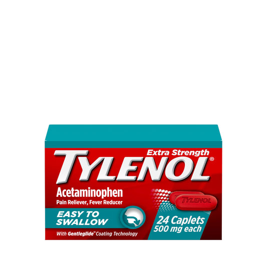 Tylenol Extra Strength Acetaminophen Pain Reliever 24 ct