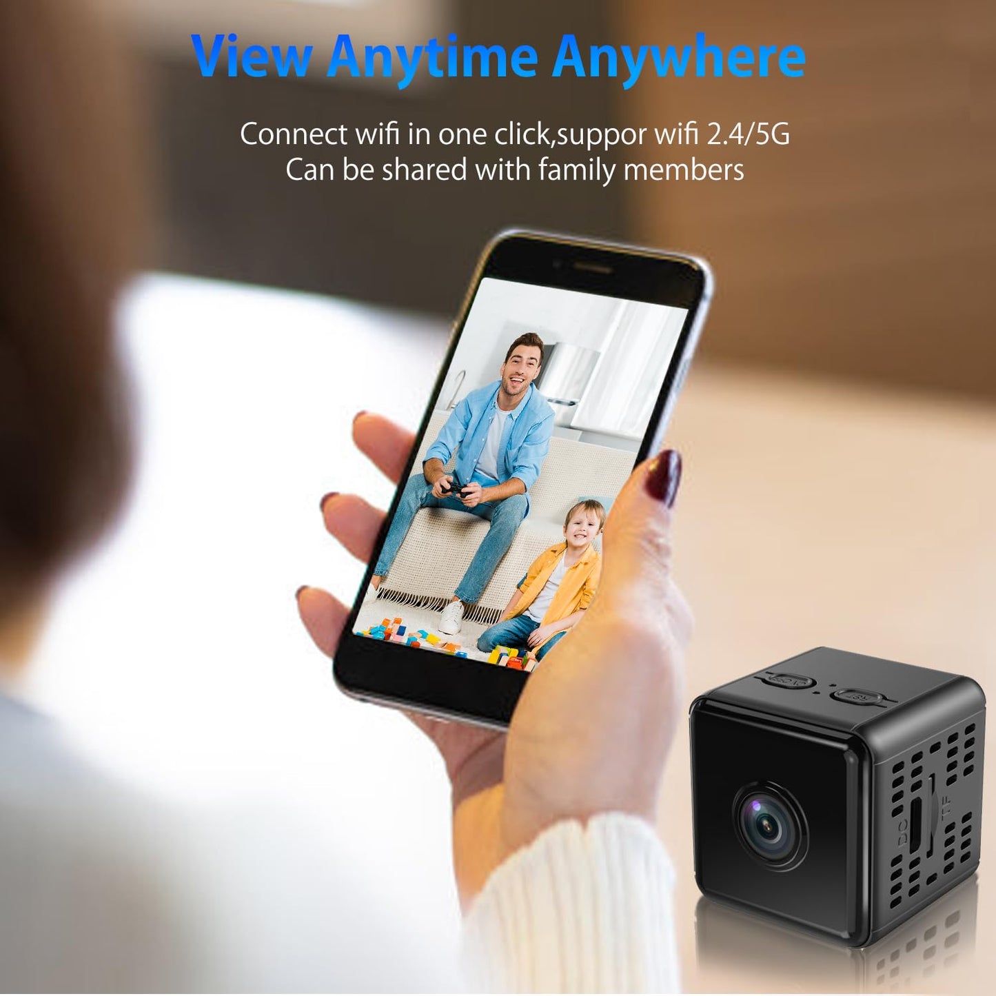 1080P WiFi Hidden Camera with Night Vision